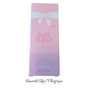 Vtg Original 1997 Avon SWEET HONESTY Cologne Spray 1.8oz 53ml perfume FULL + box